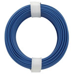 Donau 105-2 Jumper Wire 1x0.20mm² Blue 10m Rigid Plastic Insulated