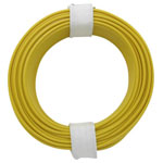 Donau 105-3 Jumper Wire 1x0.20mm² Yellow 10m Rigid Plastic Insulated