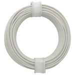 Donau 105-5 Jumper Wire 1x0.20mm² White 10m Rigid Plastic Insulated