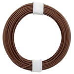 Donau 105-8 Jumper Wire 1x0.20mm² Brown 10m Rigid Plastic Insulated