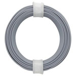Donau 105-9 Jumper Wire 1x0.20mm² Grey 10m Rigid Plastic Insulated