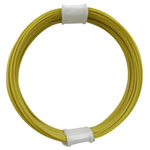 Donau 110-3 Strand Wire Yellow 10m 1 x 0.04 mm² Plastic Insulated