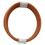 Donau 110-7 Elektronik 1-Wire Kupferlitze Orange 0.04mm² 10m