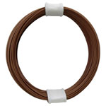 Donau 110-8 Elektronik 1-Wire 0.04 mm² Brown 10m Plastic Insulated