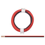 Donau 114-01 Strand Wire 2x0.08mm² Red/Black 5m