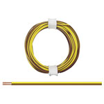 Donau 114-38 Strand Brown-Yellow 2x0.08 mm² 5 m High-Quality Cable