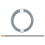 Donau 114-99 Elektronik Cable 2x0.08mm² Grey 5m Plastic Insulated
