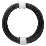 Donau 118-1 Strand Wire 1x0.14mm² Black 10m Plastic Insulated