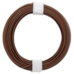 Donau 118-8 Wire 1x0.14mm² Brown 10m Plastic Insulated