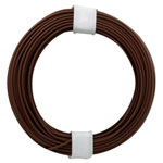 Donau 118-8-D Strand 10m 1 x 0.14mm² Dark Brown Electronics Use