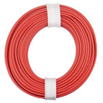 Donau 125-010 Elektronik Strand 10m 1x0.25mm² Red