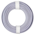 Donau 125-019 Elektronik Strand 1x0.25mm² Grey 10m for Wiring Projects