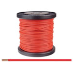 Donau 218-00-100 Elektronik Strand 2x0.14mm² Red 100m Plastic Insulated
