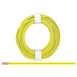 Donau 218-33 Elektronik Strand 2x0.14mm² Yellow 5m Plastic Insulated