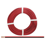 Donau 225-010 Strand 50m Red/Black 2x0.25mm² Durable Wiring Solution