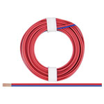 Donau 225-02 Electronics Strand 2x0.25mm² Red/Blue 5m