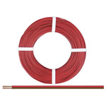 Donau 225-080-25 Strand Cable 2x0.25mm² Red/Brown 25m