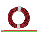 Donau 318-014 Elektronik Strand 3x0.14mm² Red Green Black 5m Plastic Insulated