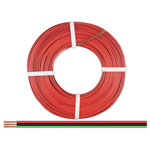 Donau 318-014-25 Elektronik Strand 3x0.14mm² Red/Black/Green 25m Plastic