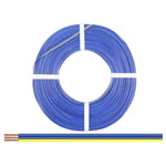 Donau 318-223-50 Elektronik Strand 3x0.14mm² 50m Blue-Yellow Plastic Insul.