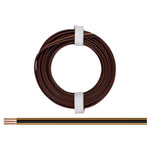Donau 318-818 Strand 3x0.14mm² 5m Plastic Insulated DarkBrown