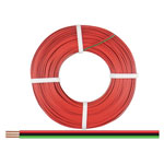 Donau 325-014-50 Elektronik Strand 3x0.25mm² Red/Black/Green 50m