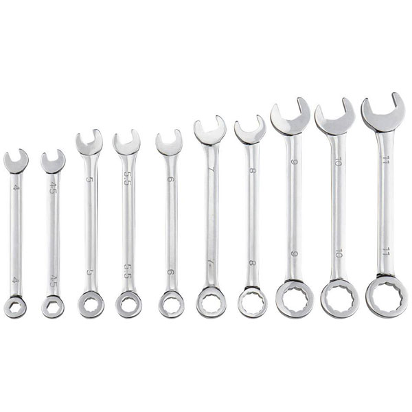 Click to view product details and reviews for Donau 940 Wrench Set 4 11mm 10 Piece Chrome Plated Compact Sizes.