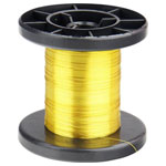 Donau LD15-3 Yellow Enamel-Coated Copper Wire Ø0.15mm 100m Solderable at 350°C