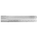 Donau MLS30 Rule Steel 300mm Anti-Glare Ruler Cm/Inch Scale