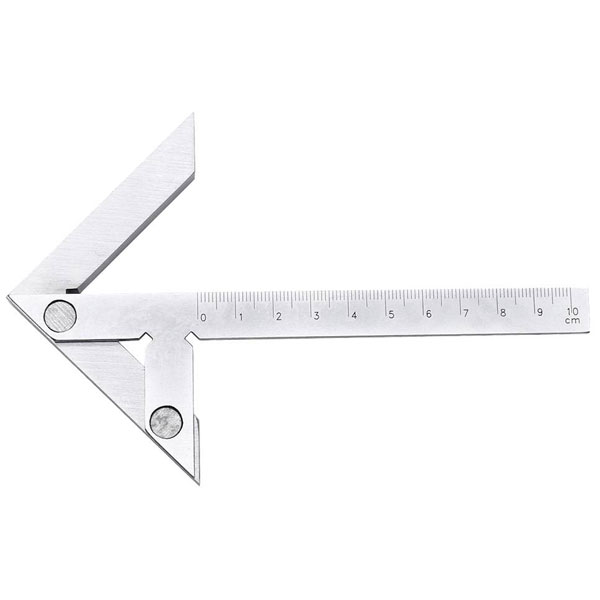 Donau MLZW90 Centre Finder Carbon Steel 100x70 mm with Clear Scales