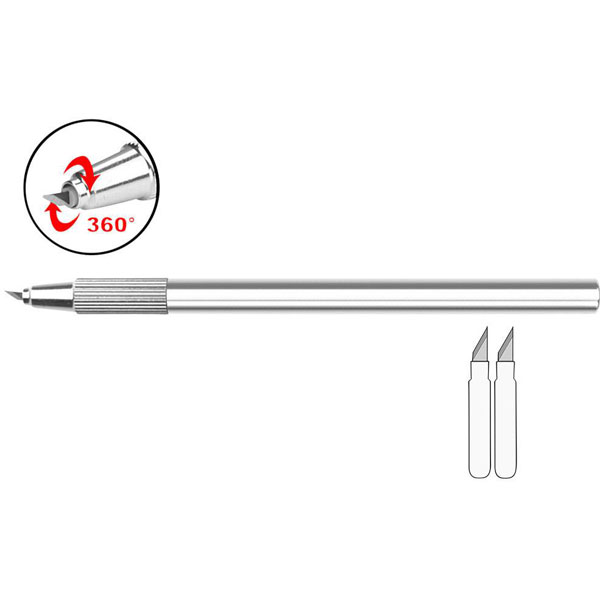 Donau MS02 Precision Stencil Cutter with 360° Rotating Curved Blade