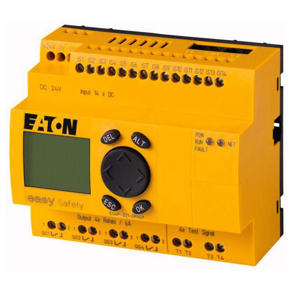 Eaton 111019 ES4P-221-DRXD1 PLC controller 24VDC 14 inputs 4 outputs