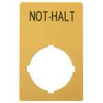 Eaton 121089 M22-XZK1-D99 Label 33x50mm Emergency Stop Yellow