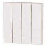 Eaton 126050 xComfort 4-channel white rocker switch for 55mm button