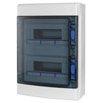 Eaton 174198 IKA 12-partition 2-row surface-mounted distribution board
