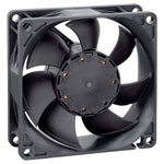 ebm-papst 9292507012 8452/2 HHP Axial Fan 12V 82 m³/h 80x80x25mm