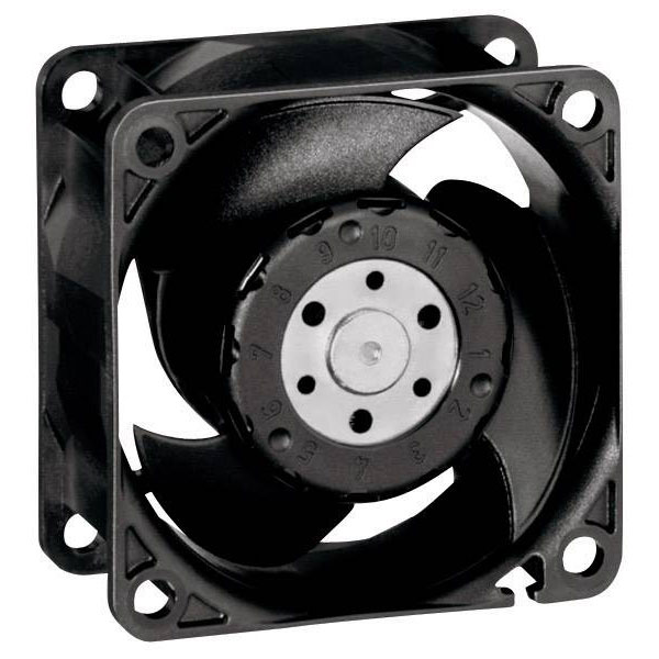 EBM-Papst 9292910002 Axial Fan 12V 132 m³/h 80x80x38mm Plastic Quiet
