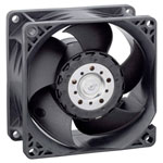 ebm-papst 9692910185 8214J/2H3 Axial Fan 24V DC 190m³/h 80x80x38mm