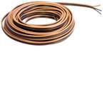 econ connect KL3X014HBRSWDBR5 Strand 3x0.14mm² Light/Dark Brown 5m