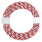 econ connect KZL2X004RTWS10 Strand 2x0.04mm² Red/White 10m Cable