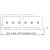 econ connect W33S8 Pin Strip 1 row 8 pins standard bulk 1pc
