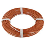 econ connect ZKL05WSOR20 Strand Cable 2x0.5mm² White/Orange 20m