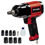 Einhell 4138950 TC-PW 340 Pneumatic Impact Driver 340 Nm Torque 8 Sockets