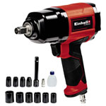 Einhell 4138960 TC-PW 610 Pneumatic Impact Driver 610 Nm Torque 10 Sockets