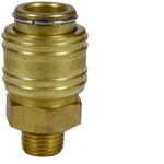 Einhell 4139207 Pneumatic Quick-Fit Connector Brass 1/4" Male Thread