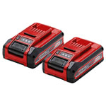Einhell 4511629 Power X-CHANGE PLUS Twinpack 18V 4Ah Li-ion Battery Pack