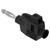 Electro PJP 1064-PRO-CD1-N Jack Plug 4 mm Black Press-fit Terminal 1pc