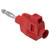 Electro PJP 1064-PRO-CD1-R Plug Straight 4 mm Pin Red 1pc Press-fit Terminal