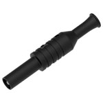 Electro PJP 1065-CD1-N Jack Plug 4mm Pin Dia Black 1pc With Screws