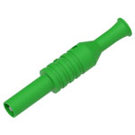 Electro PJP 1065-CD1-V Jack Plug 4 mm Pin Green 1pc 2.5 mm² Compatibility